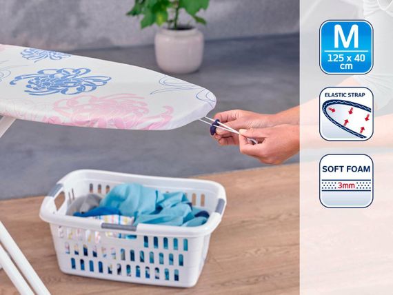 Чохол для прасувальної дошки Leifheit Cotton Classic 125×40 см, бавовняний, M (71598) | Зображення 1