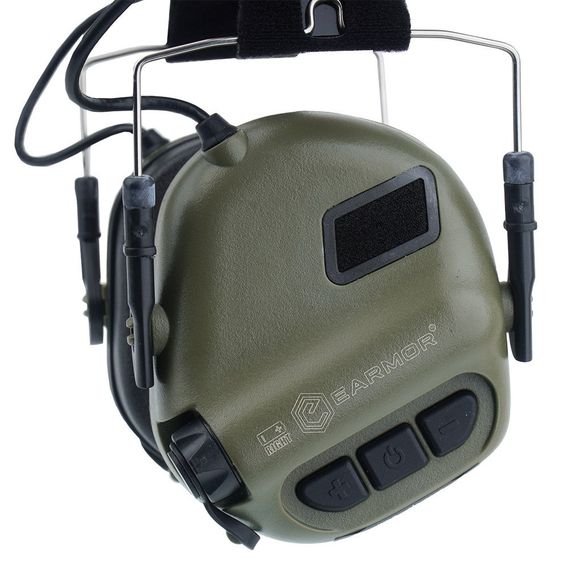 Тактичні активні навушники EARMOR M31 Gren+ кріплення чебурашки олива | Зображення 4