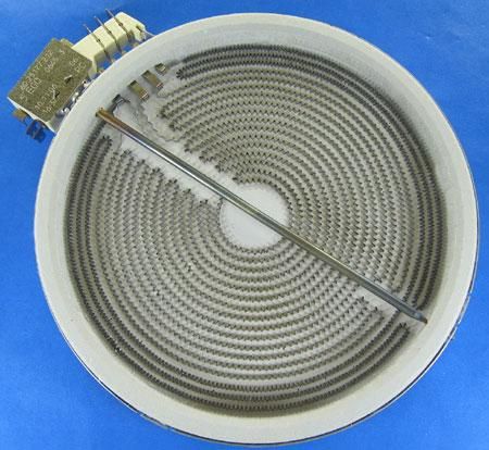 Конфорка для стеклокерамики 2200/1200W, D- 230/140 mm