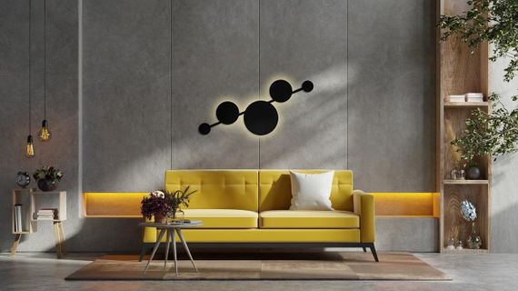 Бра (світильник настінний) ondo G4 W3 Муар, Срібло, Atmolight | Зображення 3