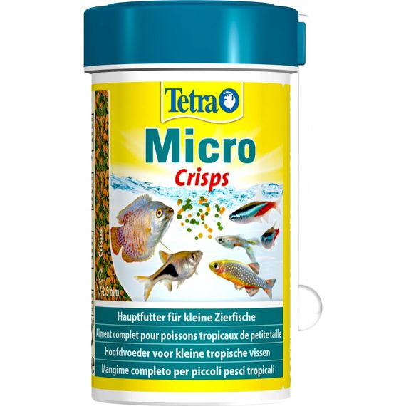 Корм сухий Tetra Micro Crisps для тропічних акваріумних рибок в чіпсах 100мл