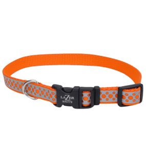 Ошейник светоотражающий для собак Coastal Lazer Brite Reflective Collar, 30-46 см, оранжевый