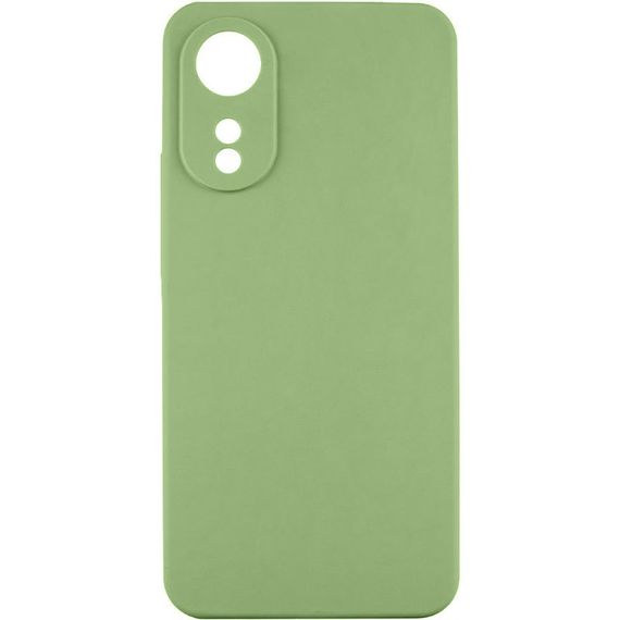 Чохол TPU GETMAN Liquid Silk Full Camera для Oppo A78 4G Зелений / Pistachio