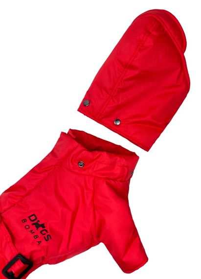 Зимовий комбінезон з поясом червоний R-22 | Зображення 1