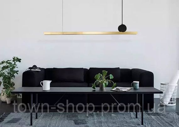 Люстра потолочная LED D7056/880-k Золото 13-150х6х88 см. | Зображення 3