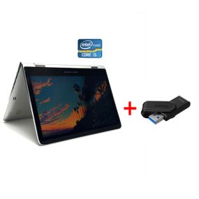 Ультрабук-трансформер Б-клас HP Spectre Pro x360 G2 / 13.3" (1920x1080) IPS / Intel Core i5-6200U (2 (4) ядра по 2.3 - 2.8 GHz) / 8 GB DDR4 / 256 GB SSD / Intel HD Graphics 520 / WebCam / Win 10 Pro б/в + Подарунок Флеш-накопичувач Kingston 64 ГБ