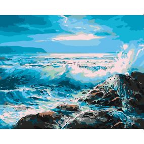 Картина за номерами " Бурхливе море" 10614-AC 40х50