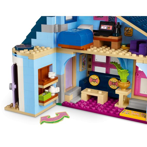 Конструктор LEGO Friends Родинні будинки Оллі й Пейслі 1126 деталей (42620) | Зображення 3