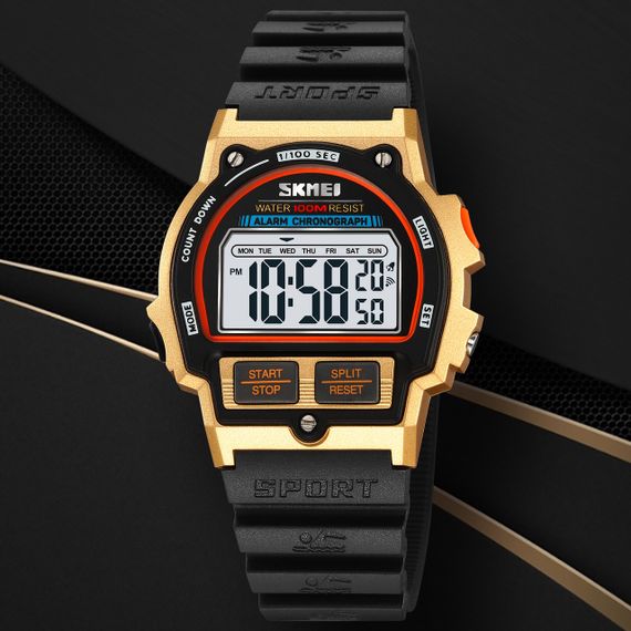 Skmei 2263BKGD Black-Gold | Зображення 4