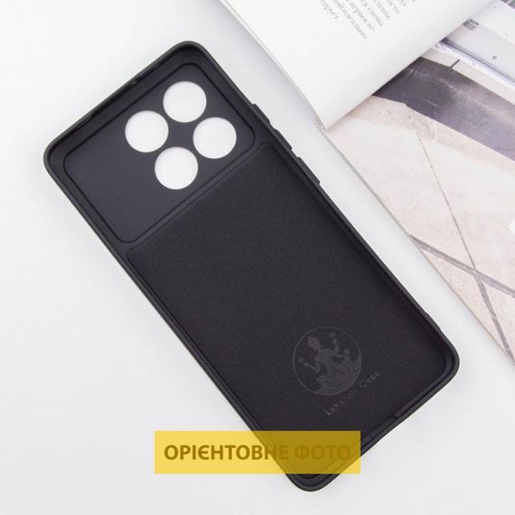 Чохол TPU GETMAN Liquid Silk Full Camera для Xiaomi Poco X6 / Note 13 Pro 5G Чорний / Black | Зображення 2