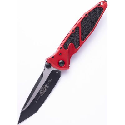 Нож Microtech Socom Elite T/E-M, tanto, чорний, чорно-червоне руків&apos;я (161-1RD)