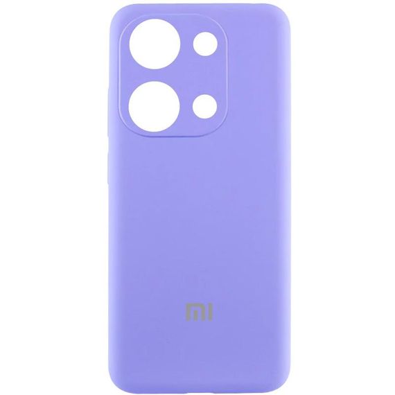 Чохол Silicone Cover Lakshmi Full Camera (AA) with logo для Xiaomi Poco X6 Pro Бузковий / Dasheen