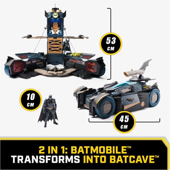 Бэтмобиль-трансформер с командным центром Бэтмен Оригинал Batman Ultimate Transforming Batmobile | Зображення 2