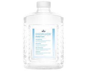 Ополіскувач для порожнини рота Dr. Wild EMOFLUOR Daily Care з мінеральними солями та фторидом, підходить для диспенсорів, 1500 мл