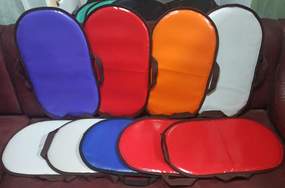 Санки-ледянка / Ледянка / Мягкая ледянка из ПВХ Цветная Двойная