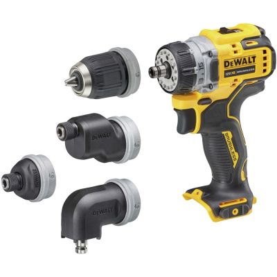 Шуруповерт DeWALT XR Li-Ion 12 В со сменными насадками, 57.5 Нм, TSTAK (без АКБ и ЗУ) (DCD703NT) | Зображення 1