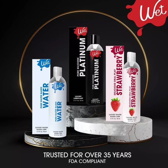 Їстівний лубрикант зі смаком полуниці Wet Strawberry, 30 мл sexstyle | Зображення 4