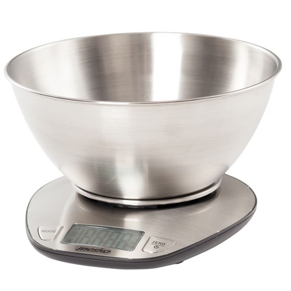 Весы кухонные электронные Mesko MS 3152 до 5 кг со съемной чашей из нержавеющей стали | Зображення 1