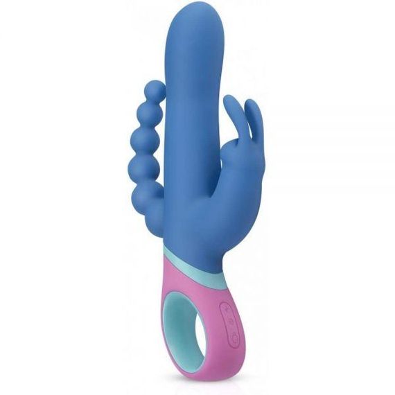 Вибромассажер тройной зайчик с вращающей головкой PMV20 Vice sexstyle | Зображення 5