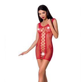 Відверта сукня-сітка Passion BS073 red, One size