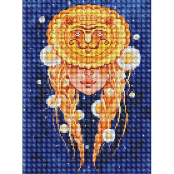 УЦЕНКА!!! Алмазная мозаика "Лев" ©lesya_nedzelska_art AMO7566-UC 30х40 см
