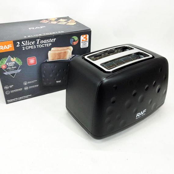 Тостер для кухни бытовой RAF R.502 930 Вт, Кухонный тостер для бутербродов компактный ES-97 | Зображення 2