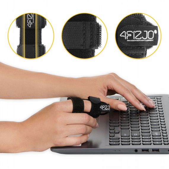 Фіксатор (бандаж) для пальця руки 4FIZJO універсальний 1 шт 4FJ0477 (P-5907739317476) | Зображення 1