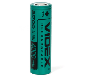 Акумулятор 21700 Li-lon 4000mAh без захисту (пл-1шт) Videx