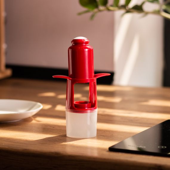 Машинка для видалення кісточок 4×14 (см) з контейнером видавлювач кісточок для вишні, черешні та оливок HP-8-73 | Зображення 3