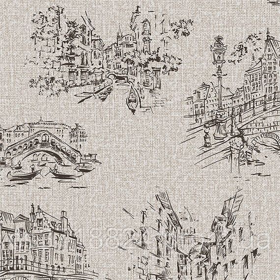 Шпалери вінілові на флізеліновій основі SINTRA Sketch 452134 (1,06х10,05м)