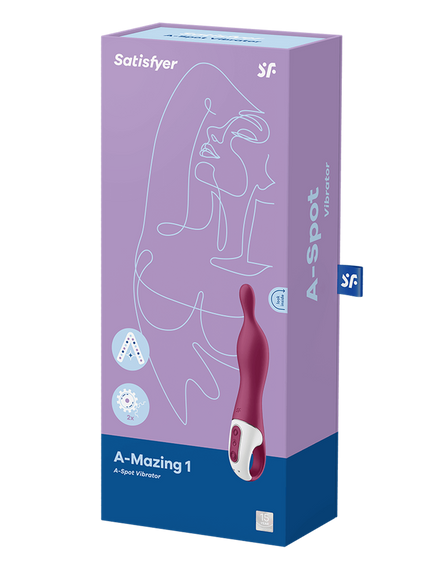Вибратор Wibrator-A-Mazing 1 (Berry) Sex Aura | Зображення 1