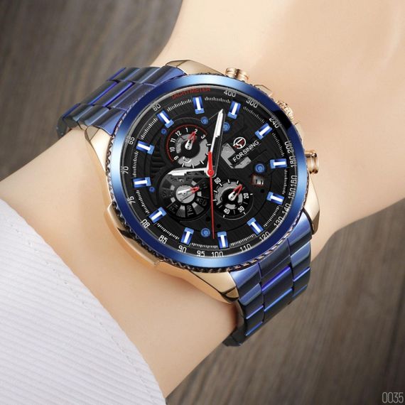 Forsining 6909 Blue-Cuprum-Black | Зображення 3