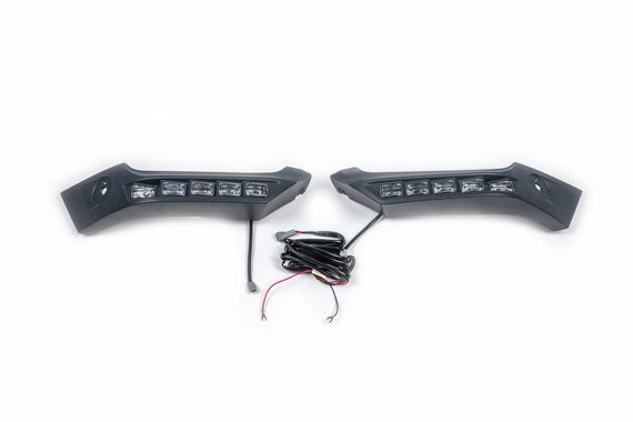LED вставки в бампер AMG (2 шт) для Mercedes G сlass W463 1990-2018рр | Зображення 1