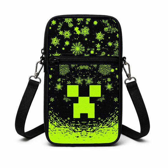 Сумка-чохол для телефону Minecraft,дитяча сумка через плече, водонепроникна міні-сумка (4755)