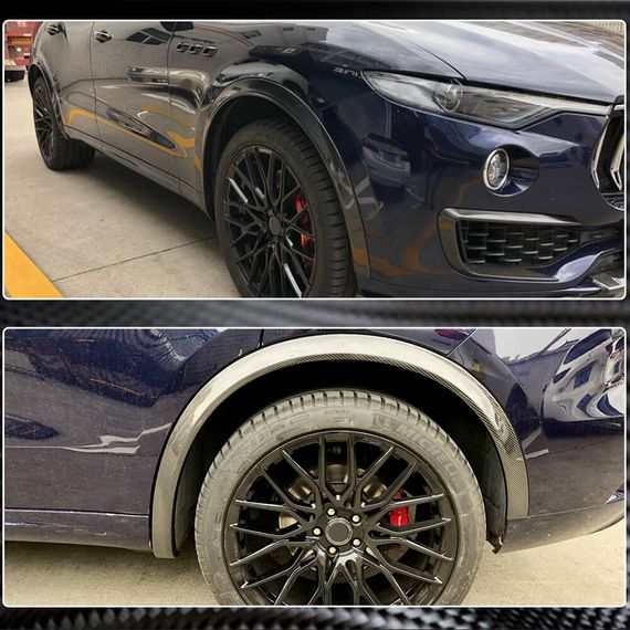 Карбоновые накладки на арки для Maserati Levante 2016- гг | Зображення 4
