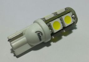 Світлодіодна автолампи T10,білого кольору (WHITE) 9pcs 5050 (Foton)