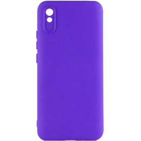 Чохол TPU GETMAN Liquid Silk Full Camera для Xiaomi Redmi 9A Синій / Iris