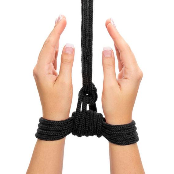 Мотузка - Fetish Bondage Rope Black, 10 м | Зображення 4