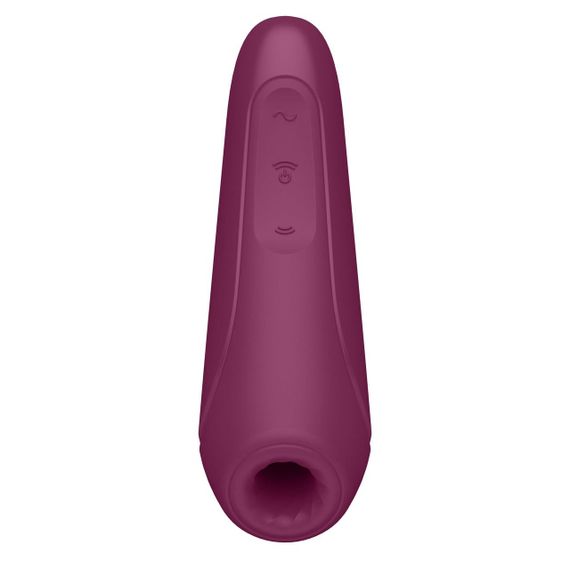 Вакуумный клиторальный стимулятор Satisfyer Curvy 1+ Rose Red | Зображення 3