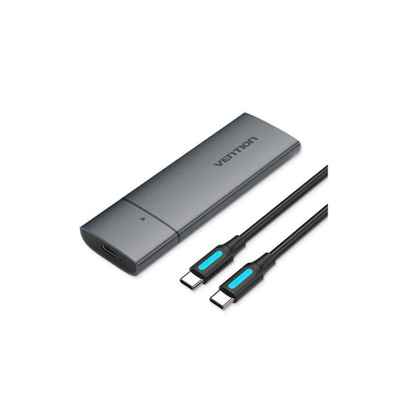 Карман внешний Vention SSD M.2 (NVME) M-key USB Type-C 3.2 gray (KPGH0) | Зображення 2