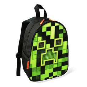 Рюкзак Minecraft Крипер детский школьный/городской 34х27х13 см для мальчика (02412)