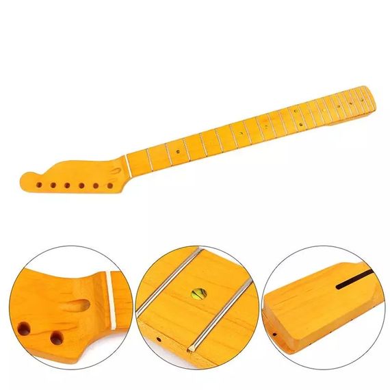 Гриф клен накладка клен для электрогитары гитары Fender Telecaster TL China Custom ПРОПИТКА | Зображення 5