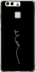 Чехол на Huawei P9 Силуэт1 "4590u-347-17620"