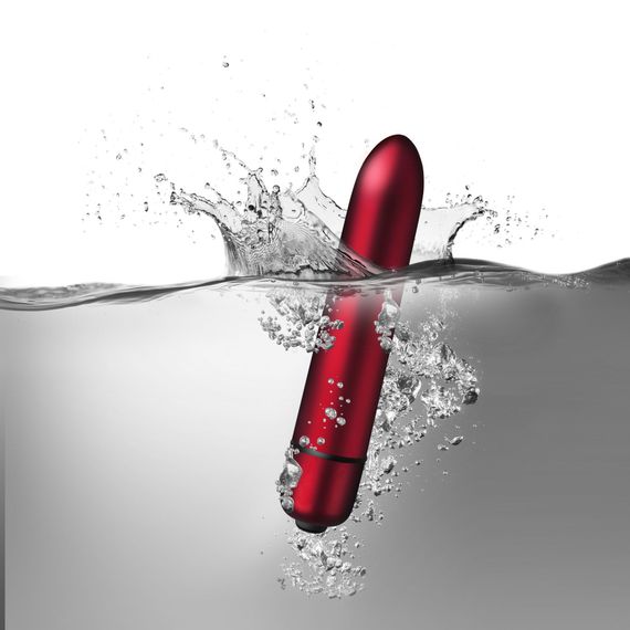 Віброкуля Rocks Off RO-90mm 10 Speed ​​Scarlet Velvet матова | Зображення 1