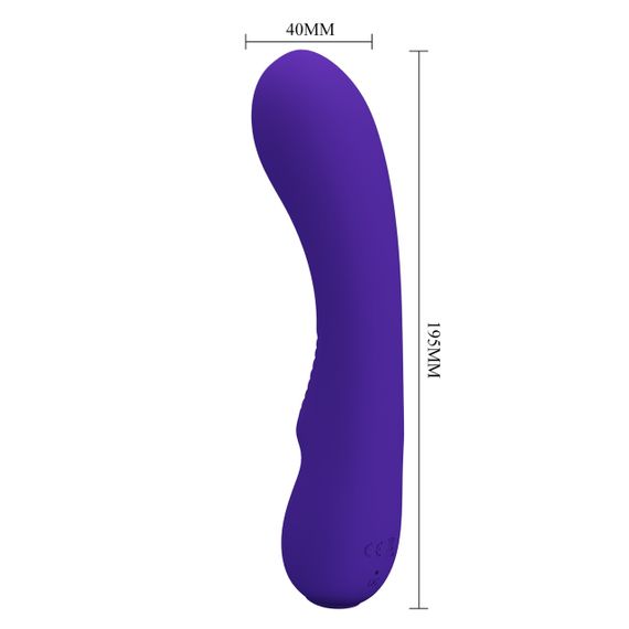 Вібратор PRETTY LOVE Matt Purple 12 vibration functions Memory function Sex Aura | Зображення 2
