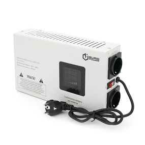 Стабілізатор напруги релейний настінного монтажу Europower SLIM-1000SBR LED, 1000VA 700W, 140-270Vac, SHUKO 2, Q1