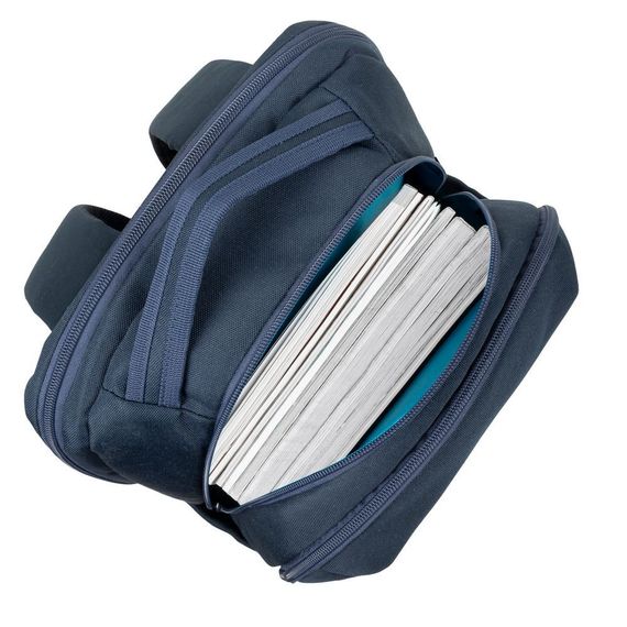 Рюкзак городской Rivacase 7764 Dark Blue 29х43х18 см темно-синий | Зображення 9