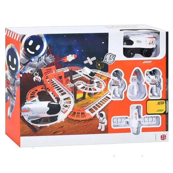 Космічний трек-конструктор з машинкою та космонавтами XPRO LT243173 (234573980_375) | Зображення 6
