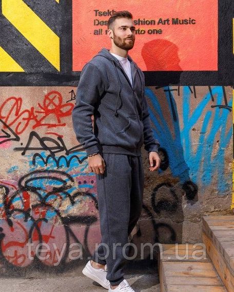 Спортивний костюм колір сірий розмір XL FI_009523 | Зображення 2