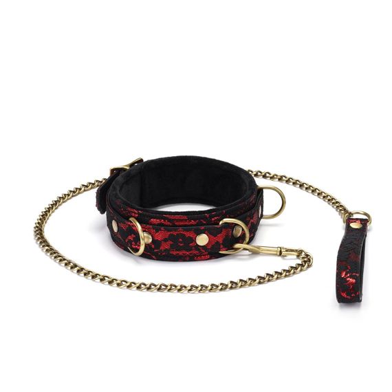 Нашийник з повідцем Liebe Seele Victorian Garden Collar with Leash Sex Aura